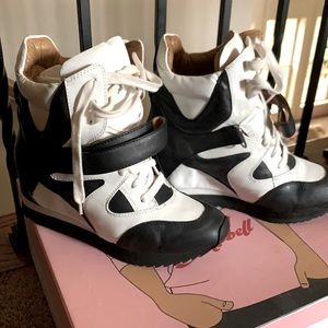 Jeffery Campbell’s wedge sneakers